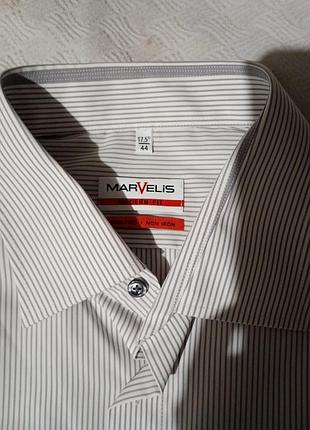 Рубашка в мелкую полоску хлопок