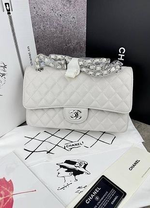 Сумка женская в стиле chanel milk silverure