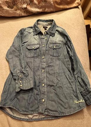 Джинсова  рубаха pampolina