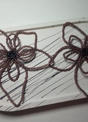 Серьги из бисера 2