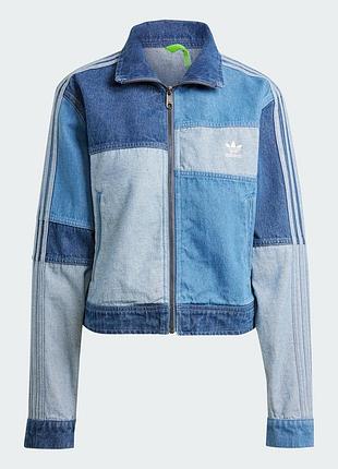 Adidas женская куртка originals kseniaschnaider denim patchwork