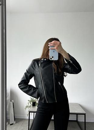 Косуха з еко шкіри h&m