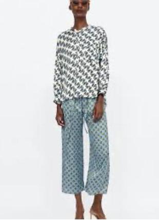 Блуза сорочка zara l2 фото