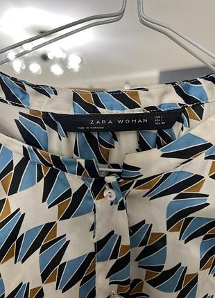 Блуза сорочка zara l6 фото