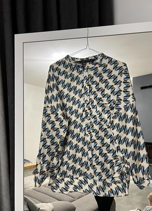 Блуза сорочка zara l3 фото