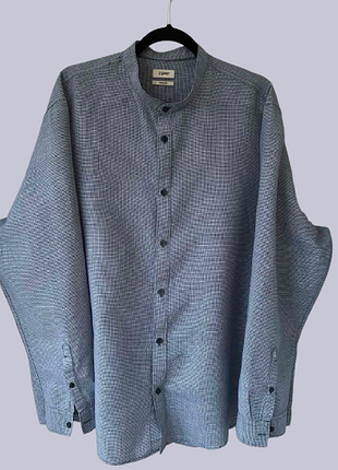 Лляна сорочка чоловіча великого розміру 60-62 esprit