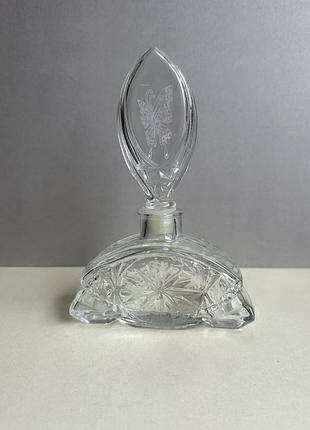 Avon sonnet винтажных хрустальный флакон от одеколона