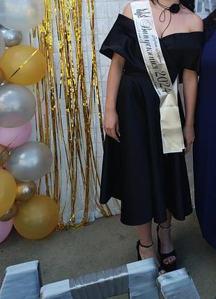 Платье выпускное черная 46/48