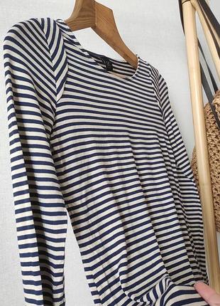 Лонг лонгслив в полоску