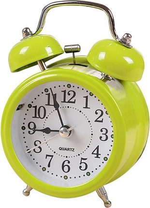 Будильник alarm green 17 см