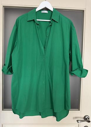 Подовжена сорочка - плаття від bershka.