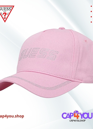 💖 рожева кепка guess