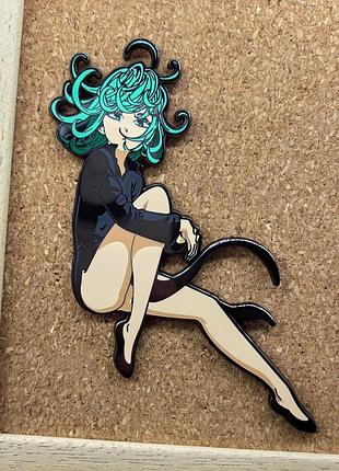 Аниме набор ванпанчмен большой значок one punch man anime брошка тацумаки onepunchman tats...