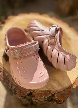 Crocs echo clog peachпонские кроссы эхо