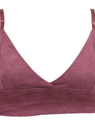 Брендовый бархатный топ бралет размера l