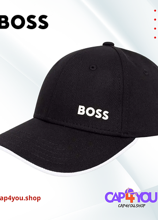 🟢 бавовняна бейсболка boss green
