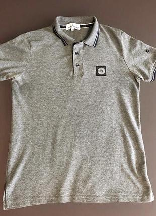 Футболка поло stone island