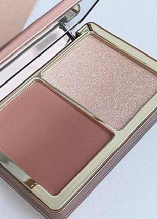 Бронзер та хайлайтер в одній палітрі natasha denona alloy cheek duo 20g.