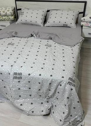 Постільна білизна жатка з літньою ковдрою, євро