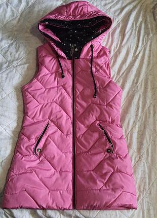 Жилетка удлиненная