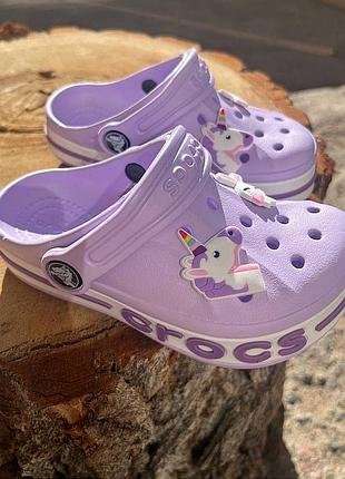 Детские кроксы сабо на девочек crocs bayaband kids clog все размеры в наличии