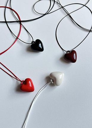 Фарфоровые сердца сделаны с любовью