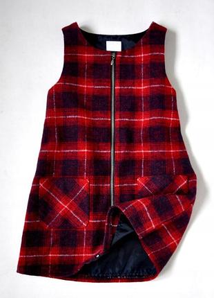 Сарафан теплый в клетку в идеале
