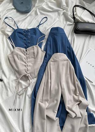 Льняной костюм