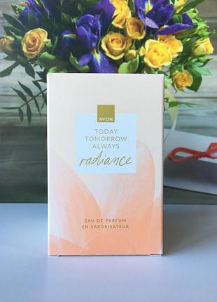 Парфумна вода tta radiance, 50 мл , avon /ейвон радіанс, ейвон тудей