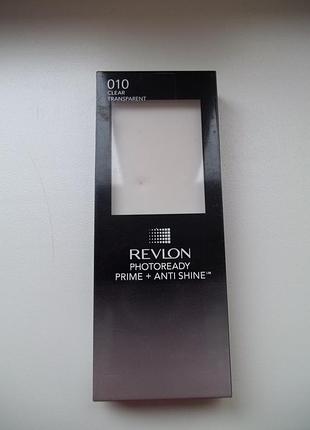 Прозрачная основа под  макияж revlon photoready prime & anti shine balm 010