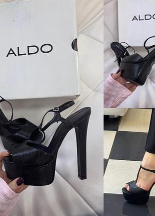 Босоножки черные aldo