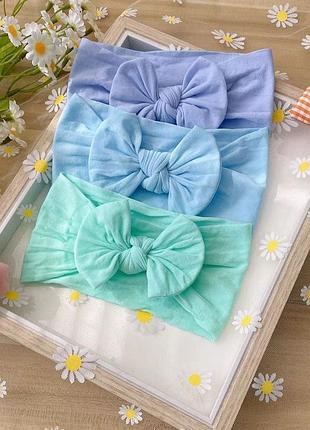 Повязки-бантики сет