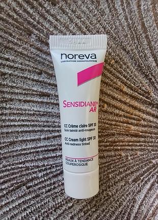 🩷многофункциональный тонирующий крем noreva sensidiane ar cc creme spf30 для кожи склонной к покраснениям (пробник)