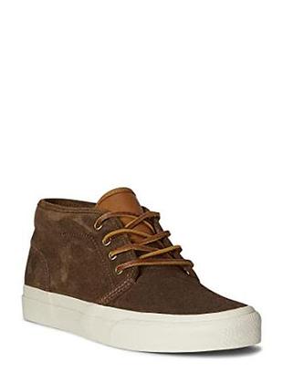 Нові кросівки polo ralph lauren keaton chukka boot sneaker chocolate brown чоловічі 🥾