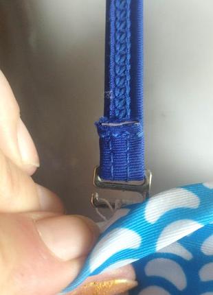 Купальное бело голубое платье без плавок 48 укр5 фото