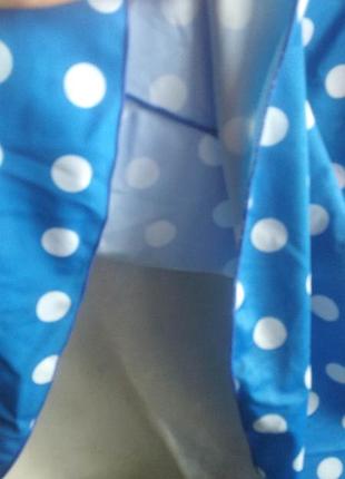 Купальное бело голубое платье без плавок 48 укр7 фото