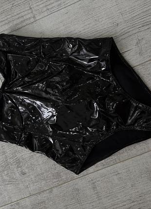 Шкіряний боді чорний