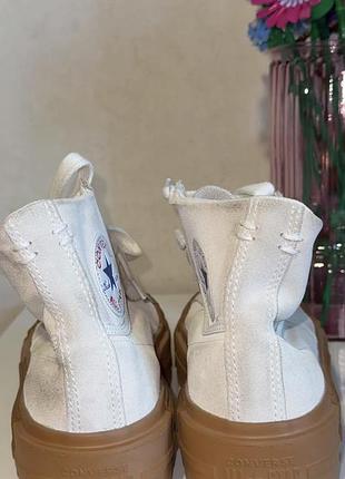 Converse chuck taylor all star cruise натуральная кожа, замш свет серый 404 фото