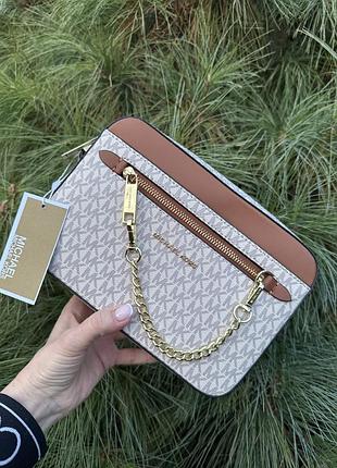 Сумочка michael kors jat set ваніль шкіра