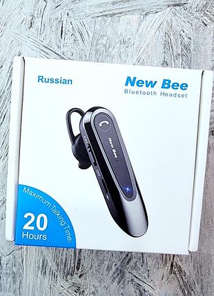 Гарнитура bluetooth new bee lc-b45 black + чехол