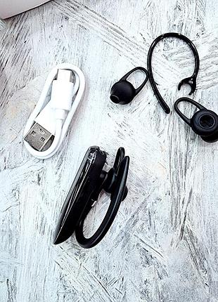 Гарнитура bluetooth new bee lc-b45 black + чехол3 фото