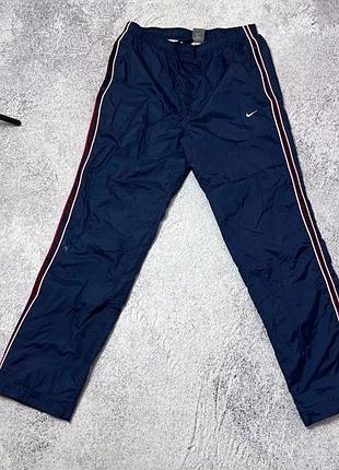 Винтажные штаны nike drill pants размер м