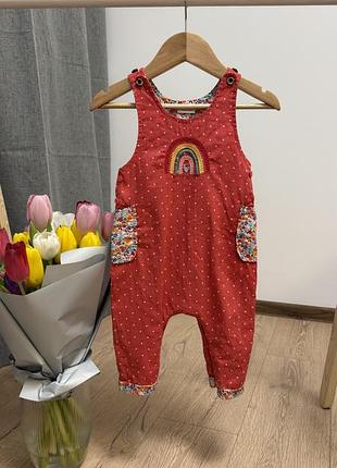 Яркий льняной комбинезон next. состояние идеально.