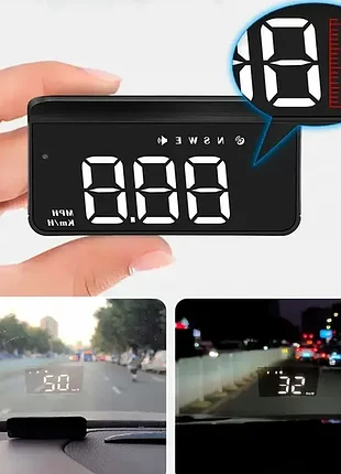 Бортовый спидометр hud-m1 белый, белый проекционный дисплей на лобовое стекло, цифровой