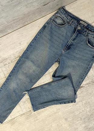 Женские джинсы мом высокая талия mom