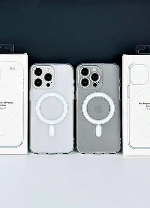 Чохол прозорий magsafe clear case full camera iphone 11/12/13/14/15/16 pro max