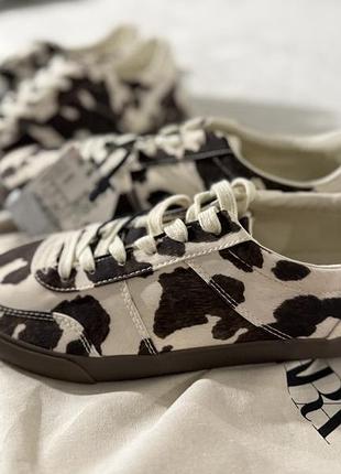Кеды с животным принтом zara 39 /25.3cm