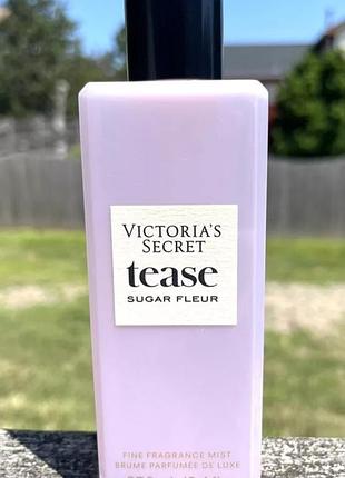Спрей victoria's secret tease sugar fleur fine fragrance mist міст victoria's secret парфюм victoria's secret