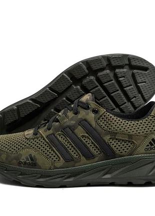Кроссовки сетка натуральная кожа мужские adidas