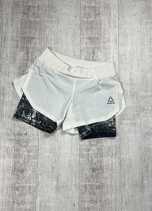 Крутые шорты rebook cross fit с лосинами